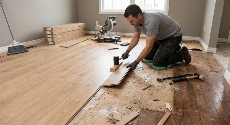 Laminate Floor Replacement in Clayton, DE