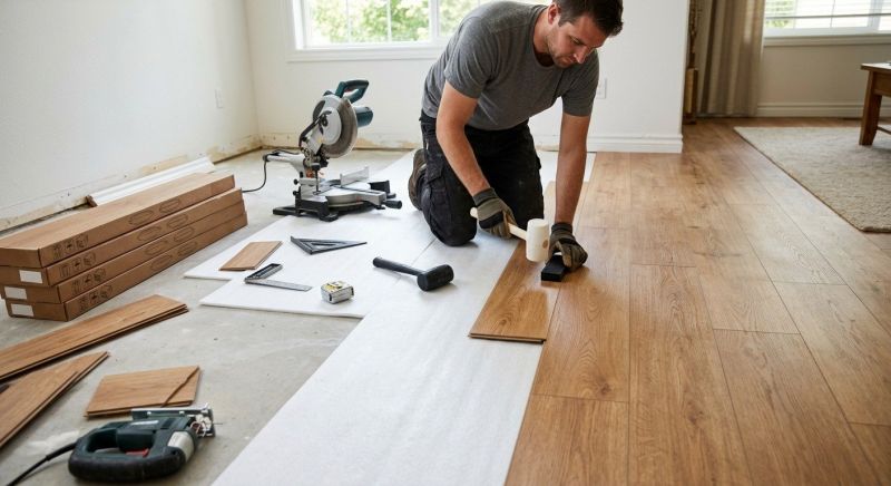 Laminate Floor Replacement in Viola, DE