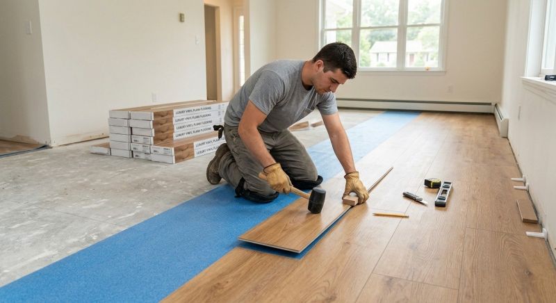 Luxury Vinyl Tile Installation in Townsend, DE