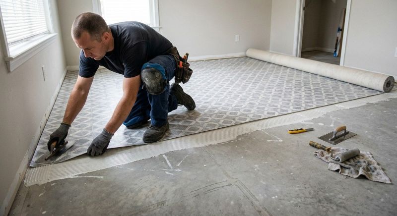 Sheet Flooring Installation in Townsend, DE