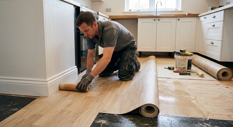 Sheet Linoleum Installation in Magnolia, DE