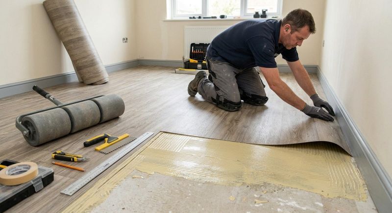 Sheet Linoleum Installation in Odessa, DE